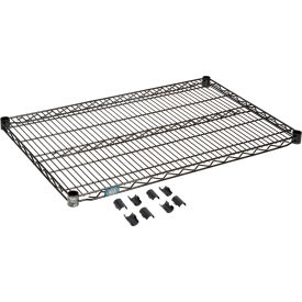 Nexel® S2436B Black Epoxy Wire Shelf 36""W x 24""D
