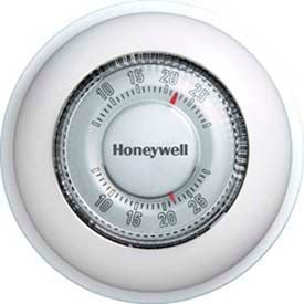 Honeywell The Round® Mercury Free Thermostat T87K1007 With Manual Changeover Rwy