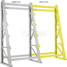 Global Industrial™ Reel Rack Add-On Unit 48""W x 24""D x 120""H