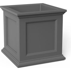 Mayne® Fairfield 20"" x 20"" Square Planter Graphite Gray