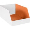 Global Industrial™ Jumbo Open Top Corrugated Bin Boxes 16""Wx24""Lx12""H White