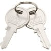 Replacement Keys For Inner Door of Global Industrial™ Narcotics Cabinet 436951 2pcs Key# 002