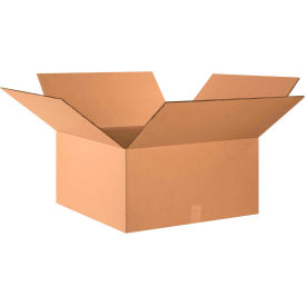 Global Industrial HD Double Wall Cardboard Corrugated Boxes 26""L x 26""W x 12""H Kraft
