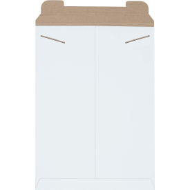 Stayflats® Tab Lock Mailers 13""W x 18""L White 100/Pack