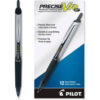 Pilot® Precise V10RT Retractable Roller Ball Pen Bold 1 mm Black Ink/Barrel Dozen