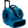 XPOWER Stackable Air Mover With Telescopic Handle & Wheels 3 Speed 1 HP 3600 CFM
