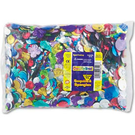 Creativity Street 6118 Sequins & Spangles Classroom Pack Assorted Metallic Colors 1 lb/Pack