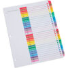 Universal® Deluxe Table of Contents Dividers for Printers 31 Tab 1 - 31 11"" x 8.5"" White