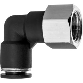 Push to Connect Tube Fitting - Nylon - 90 Degree Elbow Adapter - 1/4"" Tube OD x 1/4"" NPT Female