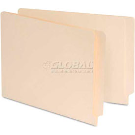 Universal® Manila Reinforced Shelf Folder Letter 100/Box