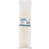Global Industrial™ 11"" Cable Zip Ties Natural w/UV 75 lb 100/PK
