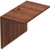 Lorell® Desk Bridge - 41.4"" x 23.6"" x 30"" - Mahogany - Chateau Series