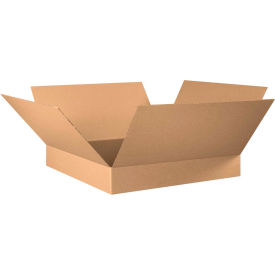 Global Industrial Flat Cardboard Corrugated Boxes 30""L x 30""W x 6""H Kraft