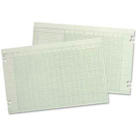 Wilson Jones® Columnar Pad 11"" x 17"" 30 Columns 36 Lines Green 100 Sheets/Pad