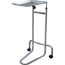 Drive Medical 13045 Double Post Mayo Instrument Stand Adjustable Height 32.5""- 52""