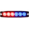 Buyers 5.14"" Red/Blue Surface Mount Ultra-Thin LED Strobe Light - 8892205