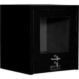 Global Industrial™ Countertop CRT Computer Cabinet Black