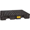 Eagle 1645BND 4 Drum Low Profile Spill Containment Pallet - Black no Drain