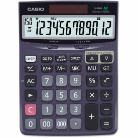 Casio® DJ120D Calculator 12-Digit LCD