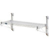 Nexel® Chrome Wall Mount Wire Shelving 48""W x 18""D x 14""H 1 - Shelf Starter
