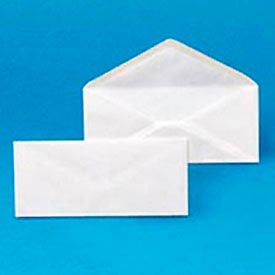 Universal® Gummed Plain Envelopes #10 4-1/8""W x 9-1/2""H White 500/Pack