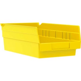 Akro-Mils Plastic Nesting Storage Shelf Bin 30130 - 6-5/8""W x 11-5/8""L x 4""L Yellow