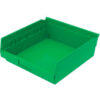 Global Industrial™ Plastic Nesting Storage Shelf Bin 11-1/8""W x 11-5/8""L x 4""H Green