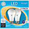 100W Led Bulbs 15 W A19 Daylight 2/Pack