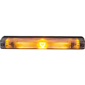Buyers 5"" Amber Low Profile Strobe for Narrow Grill Spacing With 3 LED - 8892700