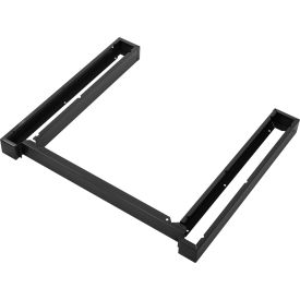 Global Industrial™ Cabinet Base For Modular Drawer Cabinet Black 30""W x 27""D