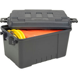 Plano Molding PLAT16BL 56 Quart Storage Trunk 24""L x 15""W x 13""H Black