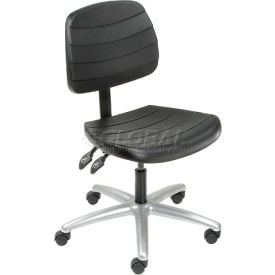 Interion® Office Chair With Mid Back Polyurethane Black