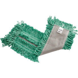 Rubbermaid® 5""x24"" Castaway Cotton/Synthetic Dust Mop Green - FGL15300GR00