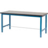 Global Industrial™ 72x36 Lab Workbench Adj. Height Sq. Tube Leg - Phenolic Resin Safety Edge BL