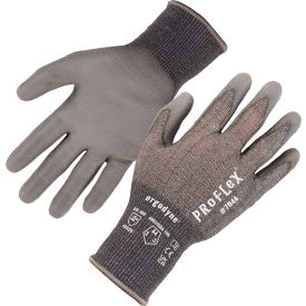 Ergodyne® Proflex 7044 Cut Resistant Gloves Polyurethane Coated ANSI A4 2XL Gray 1 Pair