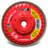 CGW Abrasives 30202 Trimmable Flap Discs with Built in Hub 4-1/2"" x 5/8-11"" 40 Grit Ceramic