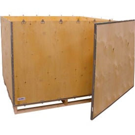 Global Industrial™ 6 Panel Shipping Crate w/ Lid & Pallet 60""L x 48""W x 48""H