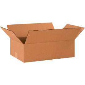 Global Industrial™ Flat Cardboard Corrugated Boxes 20""L x 12""W x 6""H Kraft