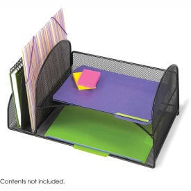 Mesh Desk Organizer with Two Vertical/Two Horizontal Sections