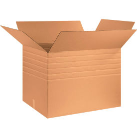 Global Industrial™ Heavy Duty Multi Depth Cardboard Corrugated Boxes 32""L x 24""W x 24""H Kraft