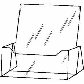 8-1/2""W X 11""H Acrylic  Countertop Literature Holder - Clear