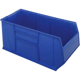 Quantum Plastic Rack Bin 19-7/8""W x 41-7/8""L x 17-1/2""H Blue