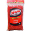 Libman Commercial High Power® 100 Cotton Red Shop Towels 12 Pack - 591