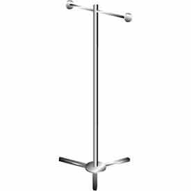 Shopping Bag Rack w/ 2 Arms - Chrome
