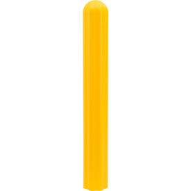 Global Industrial™ Ribbed Bollard Sleeve 6"" Dia. x 56""H Yellow