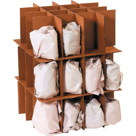 Dish Pack Partition Kit w/ 3 Sets Of Partitions & 2 Pads 18""L x 18""W x 28""H Kraft