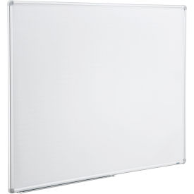 Global Industrial™ Magnetic Steel Dry Erase Planning Board Aluminum Frame 1x2 Grid 48"" x 36""