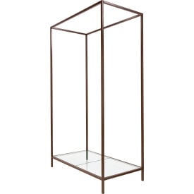 Econoco Linea Statuary Bronze Freestanding Retail Merchandising Unit