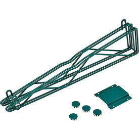 Nexel® Poly-Green® Fixed Single Shelf Wall Mount Bracket 12""D