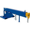 Adjustable Pivoting Forklift Jib Boom Crane 24"" Centers 8000 Lbs. Capacity